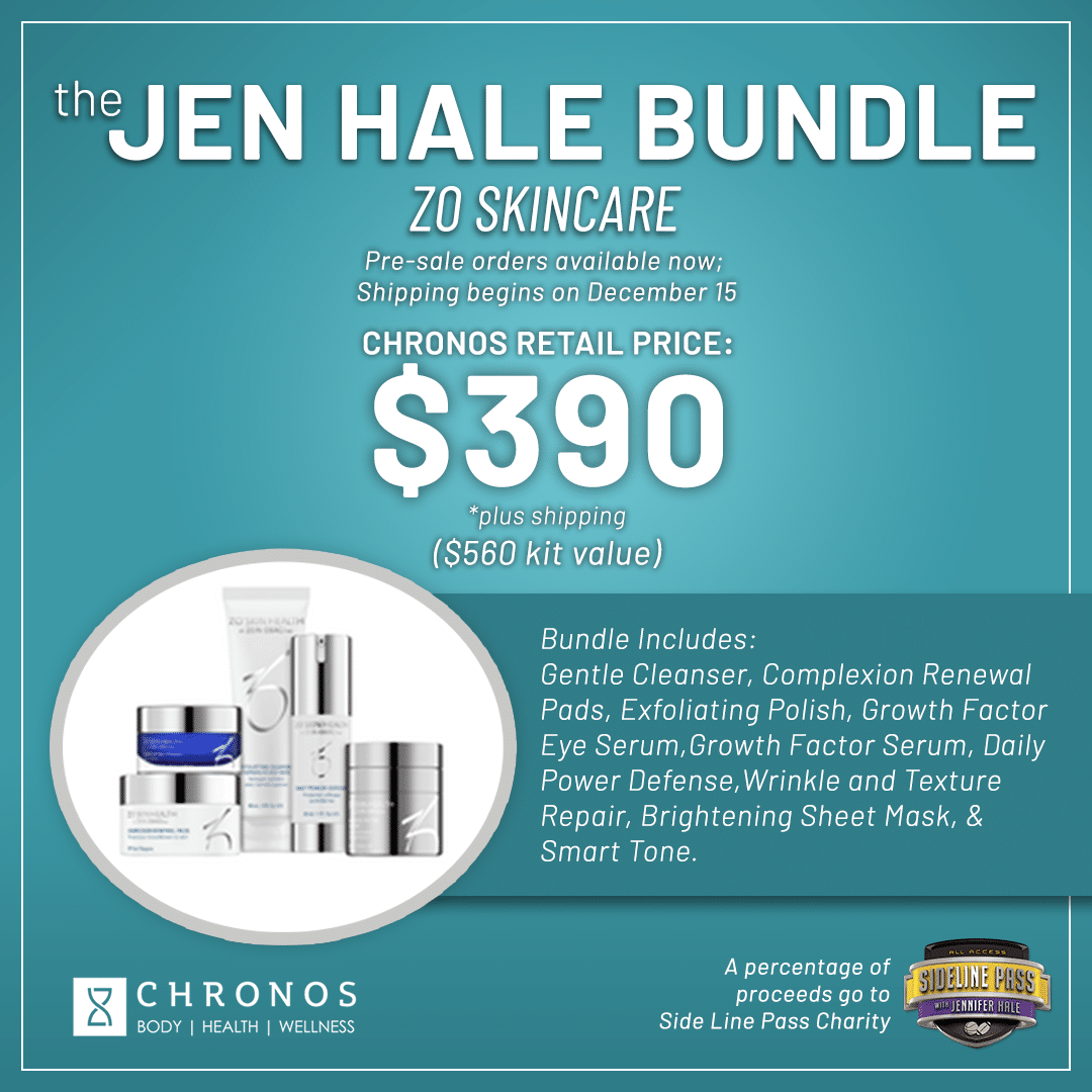 December Special Offer: Jen Hale Bundle ZO Skincare for $390 at Chronos Body Health & Wellness