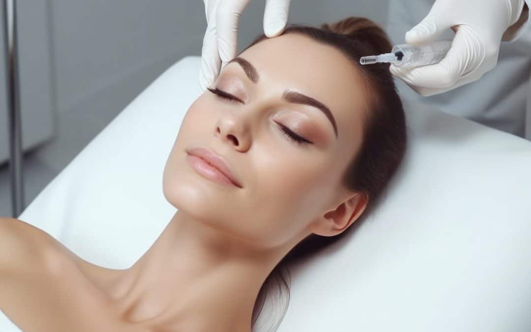Woman getting a comprehensive med spa experience in Metairie, LA